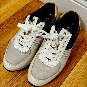 Michael Kors Women's Monique Knit Trainer Lace-Up Sneakers